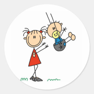 Big Sis met Little Brother Kaarten en Stickers