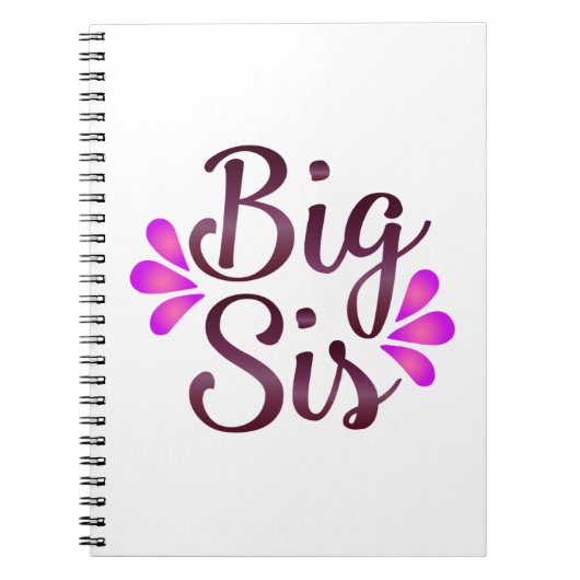 Big Sis Notitieboek (Voorkant)