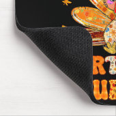 Big Sis Of The Birthday Turkey Bow Family Matching Muismat (Hoek)