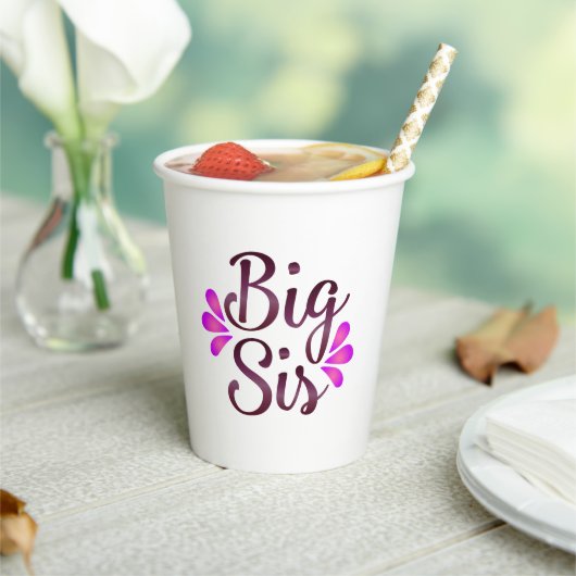 Big Sis Papieren Bekers (Insitu)
