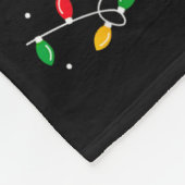 Big Sis Santa Hat New Big Sister Announcement Xmas Fleece Deken (Hoek)