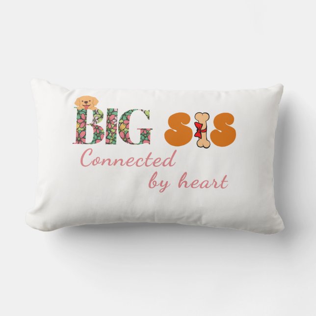 Big sis-Sierkussen Kussen (Voorkant)