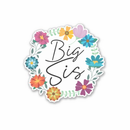BIG SIS STICKER (Voorkant)