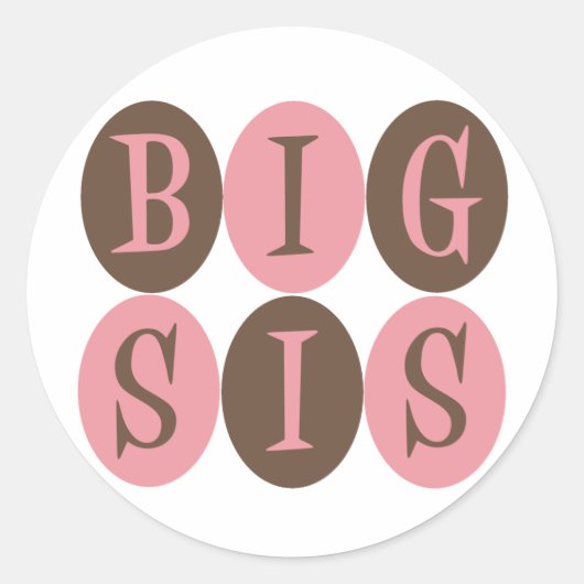 Big Sis stickers (Voorkant)