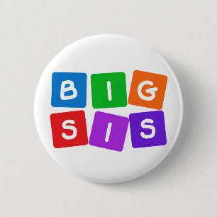 Big Sis-toets Ronde Button 5,7 Cm