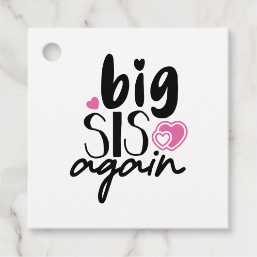 Big Sis weer Bedankjes Labels (Voorkant)