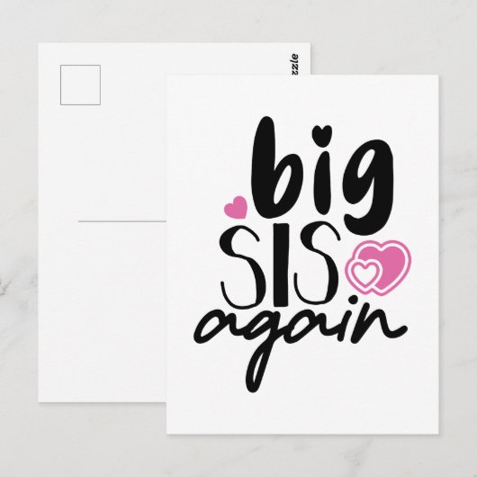 Big Sis weer Briefkaart (Voorkant / Achterkant)