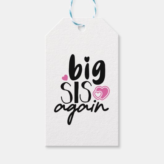 Big Sis weer Cadeaulabel (Voorkant)