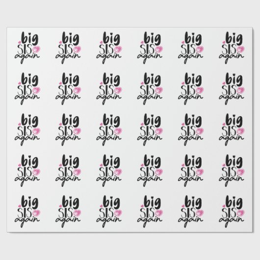 Big Sis weer Cadeaupapier (Vlak)