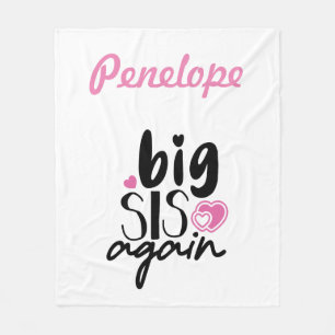 Big Sis weer Fleece Deken