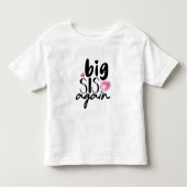 Big Sis weer Kinder Shirts (Voorkant)