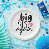 Big Sis weer Papieren Bordje (Feest)