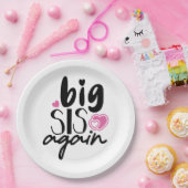 Big Sis weer Papieren Bordje (Feest)