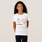 Big Sister 1st Christmas T-shirt (Voorkant volledig)
