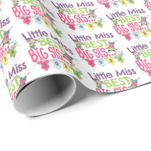 Big Sister 2024 - Little Miss Best Big Sis Cadeaupapier