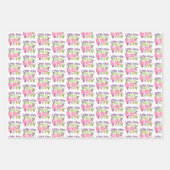 Big Sister 2024 - Little Miss Best Big Sis Inpakpapier Vel (Voorkant 2)