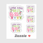 Big Sister 2024 - Little Miss Best Big Sis Sticker (Vel)