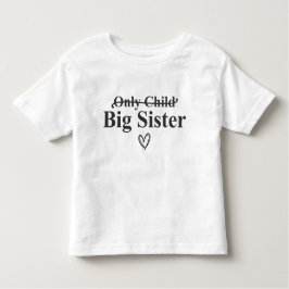 Big Sister aankondiging Kinder Shirts