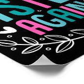 Big Sister Again Girls Sibling Announcement Funny  Poster (Hoek)