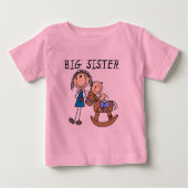 Big Sister Baby Brother T-shirts en cadeautjes (Voorkant)