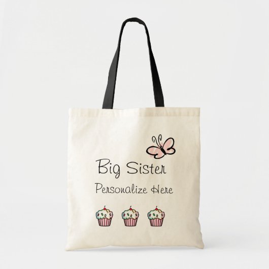 Big Sister Baby Love Tote Bag (Voorkant)