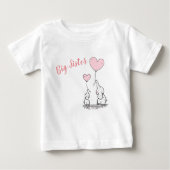 Big Sister Baby T-shirt (Voorkant)