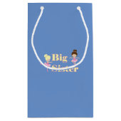 Big Sister Ballerina Sibling Blue Klein Cadeauzakje (Achterkant)