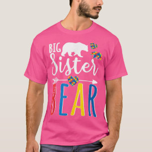 Big Sister Beer Autism Awareness Shirt Love Suppor