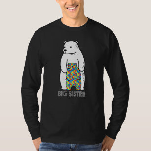 Big Sister Beer Autisme Awareness T-shirt