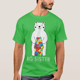 Big Sister Beer Autisme Awareness T-shirt