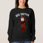 Big Sister Beer Dabbing Pset Pajama Licht Trui (Voorkant)