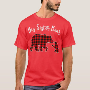 Big Sister Beer Shirt, Red Buffalo Pset Big Siste T-shirt