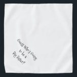 Big Sister Black en White Typography Pet Bandana<br><div class="desc">Witte banaan, met zwarte, schattige, grappige, sms-aankondiging... Raad eens wie een grote zuster wordt? Omdat je huisdier ook deel uitmaakt van de familie! Ideaal voor het aankondigen van een nieuw huisdier of een nieuw baby! De achtergrondkleur is aanpasbaar aan elke kleur die u wilt, evenals de lettertypestijl, -grootte en/of -kleur....</div>