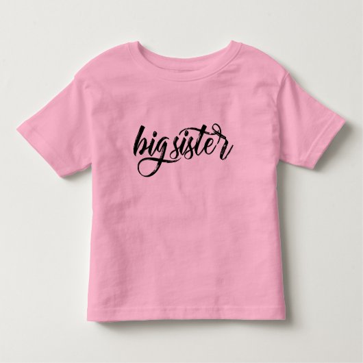 Big Sister Black, geborsteld Kinder Shirts (Voorkant)