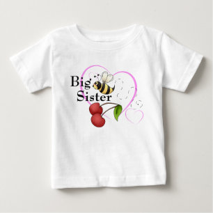 Big Sister Bumble Bee Cherry Pink Heart