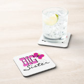 Big Sister - Butterfly Gifts Bier Onderzetter (Rechterzijde)