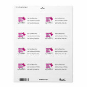 Big Sister - Butterfly Gifts Etiket (Full Sheet)