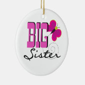 Big Sister - Butterfly Gifts Keramisch Ornament (Rechts)