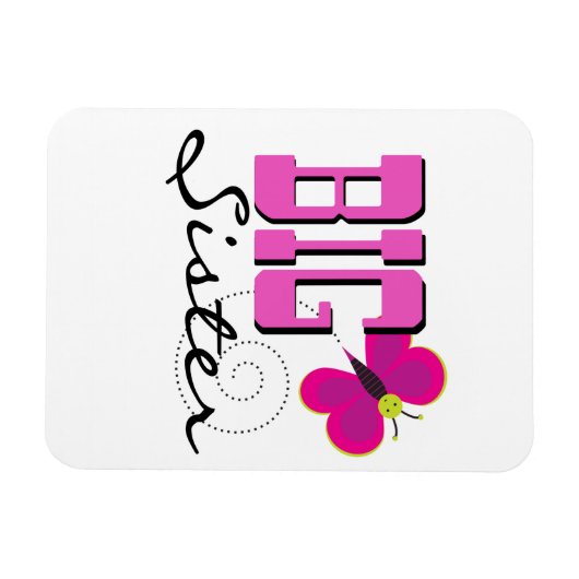 Big Sister - Butterfly Gifts Magneet (Horizontaal)