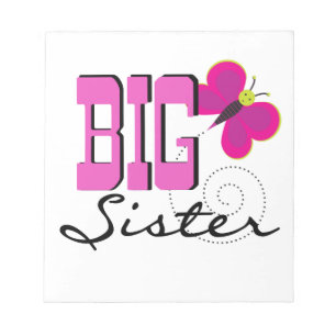 Big Sister - Butterfly Gifts Notitieblok