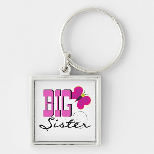 Big Sister - Butterfly Gifts Sleutelhanger (Voorkant)