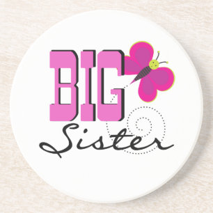 Big Sister - Butterfly Gifts Zandsteen Onderzetter