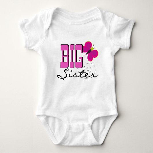 Big Sister Butterfly Tshirts en cadeaus (Voorkant)