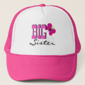 Big Sister Butterfly Tshirts en cadeaus Trucker Pet (Voorkant)