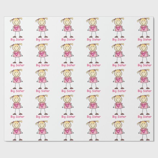 Big Sister Cadeaupapier (Vlak)