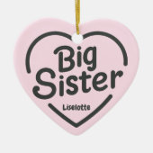Big Sister Celebration Ornament (Voorkant)