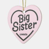 Big Sister Celebration Ornament (Links)