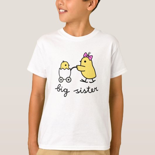Big Sister Chick t-shirts (Voorkant)