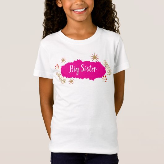 Big Sister Christmas T-shirt (Voorkant)