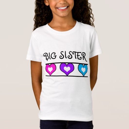 BIG SISTER COLLECTIE T-SHIRT (Voorkant)